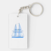 Porte-clés Voile nautique côtière de Halifax (Dos)