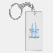 Porte-clés Voile nautique côtière de Kailua Kona (Devant gauche)