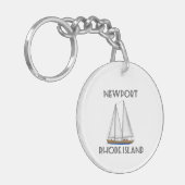 Porte-clés Voile Newport Rhode Island (Devant gauche)