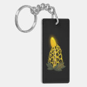 Porte-clés Voile nuptiale magique Champignon jaune étincelant (Devant gauche)