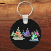 Porte-clés Voile terminée (Recto)