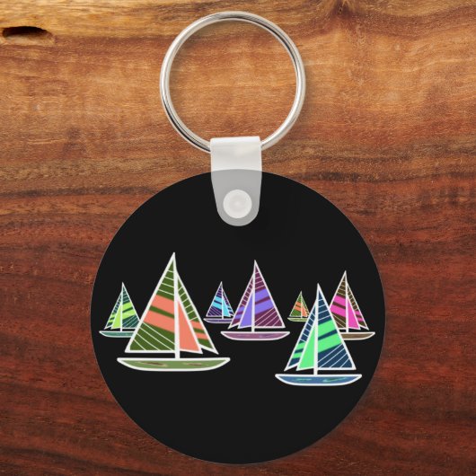 Porte-clés Voile terminée (Recto)