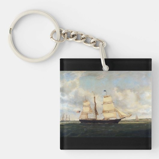 Porte-clés Voilier clipper Horatio 19e siècle (Devant)
