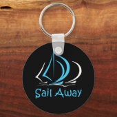 Porte-clés Voilier Voilier Bateau à voile Sand Ocean Gul (Recto)