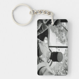 Porte-clés Voir à travers la fenêtre des bus français 1939 Fr