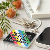 Porte-clés Voir Ability Disability Pride Inspirational (Devant Droit)