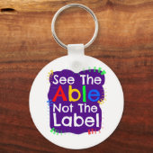 Porte-clés Voir La Table Pas Le Étiquette (Recto)