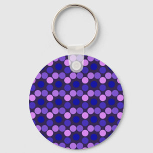 Porte-clés Voir les points violet rose KEYCHAING