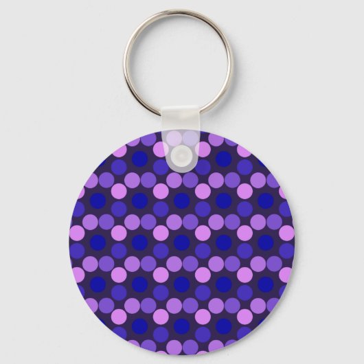 Porte-clés Voir les points violet rose KEYCHAING (Recto)