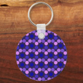 Porte-clés Voir les points violet rose KEYCHAING (Recto)