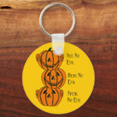 Porte-clés Voir Non, Écoute Non, Parle Non Porte - clé Citrou (Recto)