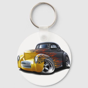 Porte-clés Voiture 1941 de Noir-Flammes de Willys