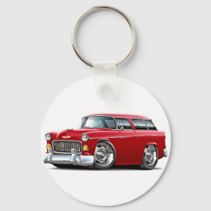 Porte-clés Voiture 1955 de rouge de nomade de Chevy
