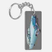 Porte-clés Voiture 1956 de luxe de Deville Cadillac de (Devant gauche)