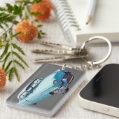 Porte-clés Voiture 1956 de luxe de Deville Cadillac de (Devant droit)