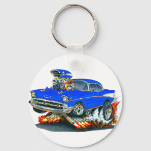 Porte-clés Voiture 1957 de bleu de Chevy Belair