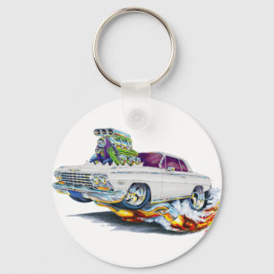 Porte-clés Voiture 1962-63 de blanc d'impala