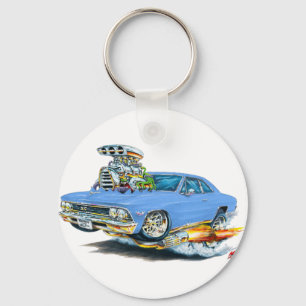 Porte-clés Voiture 1966 bleu-clair de Chevelle