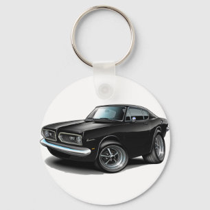 Porte-clés Voiture 1967-69 noire de barracuda