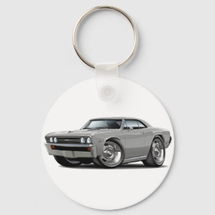 Porte-clés Voiture 1967 argentée de Chevelle