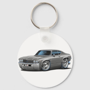 Porte-clés Voiture 1969 argentée de Chevelle