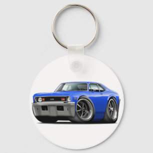 Porte-clés Voiture 1973-74 de bleu de nova
