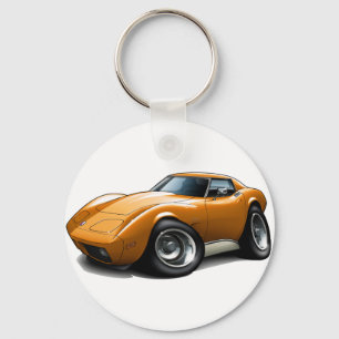 Porte-clés Voiture 1973-76 d'orange de Corvette