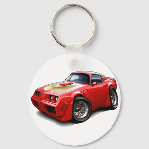 Porte-clés Voiture 1979-81 de rouge du transport AM