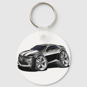 Porte-clés Voiture 2010-11 Noir-Blanche de Camaro
