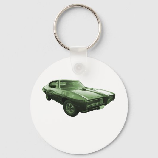 Porte-clés Voiture À Muscle GTO 1968 (Recto)