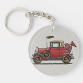 Porte-clés Voiture ancienne mignonne (Devant)