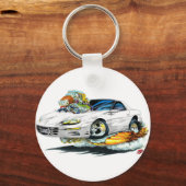 Porte-clés Voiture blanche Camaro 1998-02 (Recto)