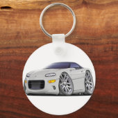 Porte-clés Voiture blanche Camaro 1998-2003 (Recto)