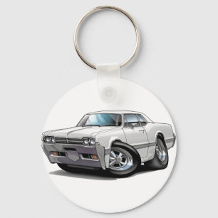 Porte-clés Voiture blanche Cutlass 1966
