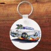 Porte-clés Voiture blanche Impala 1958 (Recto)