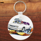 Porte-clés Voiture blanche Monte Carlo 1986-88 (Recto)