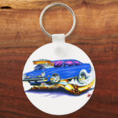 Porte-clés Voiture bleu Vega Chevy (Recto)