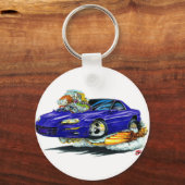 Porte-clés Voiture bleue Camaro 1998-02 (Recto)