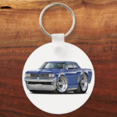 Porte-clés Voiture Bleue Dk 1964 GTO (Recto)