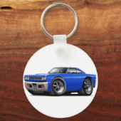 Porte-clés Voiture bleue Roadrunner 1969 (Recto)