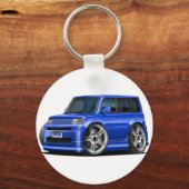 Porte-clés Voiture bleue Scion XB (Recto)