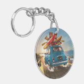 Porte-clés Voiture Blue Fiat (Devant gauche)