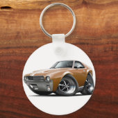 Porte-clés Voiture Brown-blanche AMX 1968-69 (Recto)