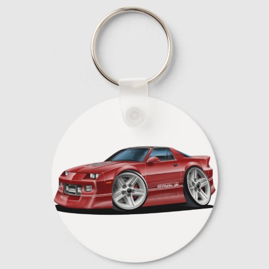 Porte-clés Voiture Camaro Maroon 1982-92 (Recto)
