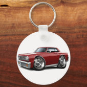 Porte-clés Voiture Chevelle Maroon 1964 (Recto)