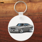 Porte-clés Voiture Chevelle Silver 1969 (Recto)