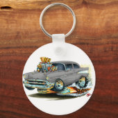 Porte-clés Voiture Chevy 150-210 Gris 1957 (Recto)