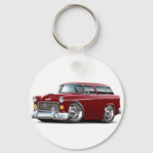 Porte-clés Voiture Chevy Nomad Maroon 1955