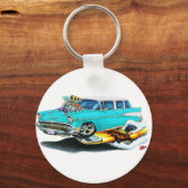 Porte-clés Voiture Chevy Nomad Turquoise 1957 (Recto)