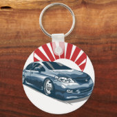 Porte-clés voiture civique (Recto)